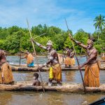 Canoe_Warriers_in_West_Papua